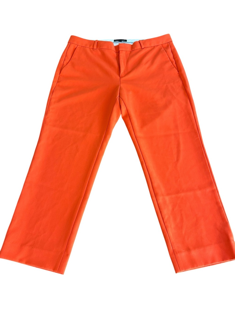 Women’s Banana Republic Avery Fit Cropped Ankle TailoredTrousers Bright Orange